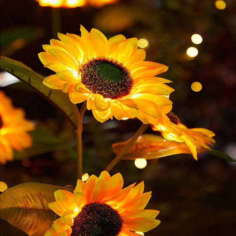 Luci a forma di girasole BloomGlow™ - 80 cm