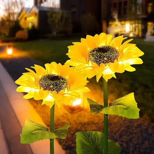 Luci a forma di girasole BloomGlow™ - 80 cm